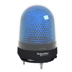   Schneider Electric Harmony XVR - XVR3B06S - forgófényű jelzőegység, LED-es, Ø100, IP23, kék, berregővel, 12-24VAC/DC