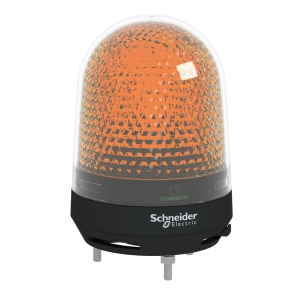   Schneider Electric Harmony XVR - XVR3M05S - forgófényű jelzőegység, LED-es, Ø100, IP23, narancs, berregővel, 100-230VAC
