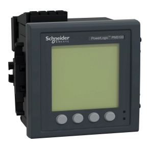 Schneider Electric PM5000 series - METSEPM5110 -PM5110 Teljesítménymérő, RS 485 (Modbus), min/max napló, riasztások, DO (kWh), 100-415 V AC