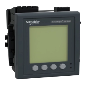 Schneider Electric PM5000 series - METSEPM5330 -PM5330 Teljesítménymérő, RS 485 (Modbus), memória, 2DI / 2DO / 2 Relé kimenet, riasztások, 100-415 V AC