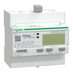   Schneider Electric iEM3000 series - A9MEM3135 - Digitális fogyasztásmérő,3F,63A,M-Bus,MID