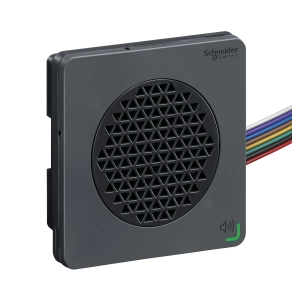 Schneider Electric Harmony XVSV - XVSV7BBP - DIN72 (72x72 mm) elektromos hangjelző, szerkeszthető jelzés, PNP, 12 - 24VDC, fekete