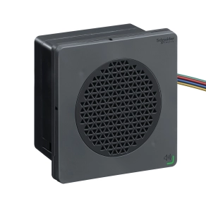 Schneider Electric Harmony XVSV - XVSV9BBN - DIN96 (96x96 mm) elektromos hangjelző, szerkeszthető jelzés, NPN, 12 - 24VDC, fekete