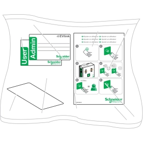   Schneider Electric EVlink Pro AC EVP1BNS RFID kártya 10 db/csomag