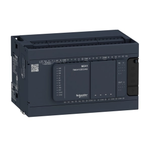   Schneider Electric Modicon M241 - TM241C24R - gépvezérlő PLC, 24 I/O, relé kimenet, RS232/RS485, RS485, 100…230VAC
