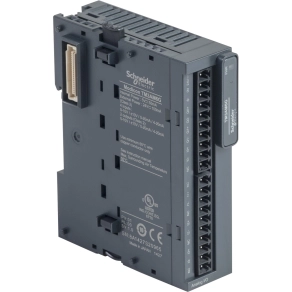 Schneider Electric Modicon TM3 - TM3AM6G - bővítő modul, 4 analóg be- 2 kimenet, 12/11+1 bit, +/-10V / 0...10V / 0…20mA / 4…20mA, rugós