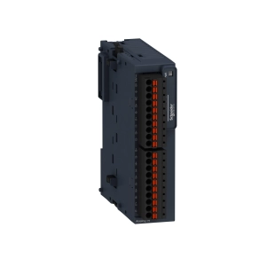 Schneider Electric Modicon TM3 - TM3TI8TG - bővítő modul, 4 analóg bemenet, 16/15+1 bit, NTC, PTC, hőelem: J-K-R-S-B-T-N-E-C, rugós