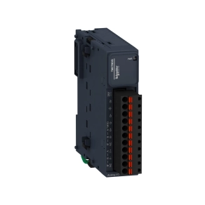 Schneider Electric Modicon TM3 - TM3TM3G - bővítő modul, 2 analóg bemenet 1 kimenet, +/-10V / 0-10V / 0-20mA / 4-20mA / hőelem / hőm. szenzor, rugós