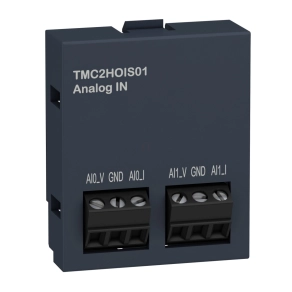   Schneider Electric Modicon M221 - TMC2HOIS01 - jelkártya, daruvezérlő alkalmazás, 2 analóg bemenet (0-10V / 0-20mA / 4-20mA), 12 bit