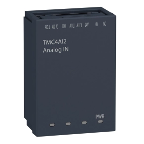   Schneider Electric Modicon M241 - TMC4AI2 - TMC jelkártya, 2 analóg bemenet (0-10V / 0-20mA / 4-20mA), 12 bit, PLC-hez