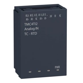  Schneider Electric Modicon M241 - TMC4TI2 - TMC jelkártya, 2 hőmérséklet bemenet, 14 bit, Pt100, Pt1000, Ni100, Ni1000, hőelem: J-K-R-S-B-T-N-E-C, PLC