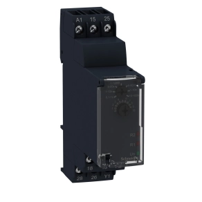   Schneider Electric Harmony Timer Relays - RE22R2AMU - bekapcsolás késleltető időrelé, A - At, 2CO, 8A, 24VDC/24 - 240VAC
