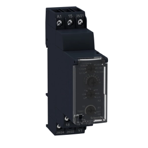   Schneider Electric Harmony Timer Relays - RE22R2MXMU - multifunkciós időrelé, 9 funkció, 2CO, 24VDC/24 - 240VAC