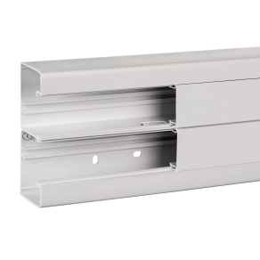 Schneider Electric OptiLine 45 - ISM10300P - kábelcsatorna fedéllel 140x55 mm, műanyag, polárfehér