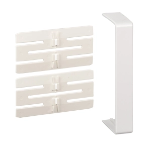   Schneider Electric OptiLine 45 - ISM10306P - Takaróelem+2 toldó 140x55 mm, műanyag, polárfehér