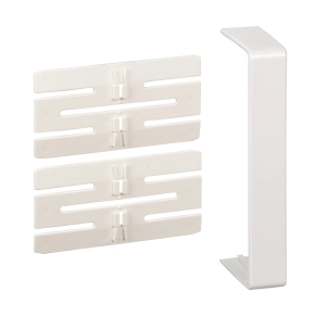 Schneider Electric OptiLine 45 - ISM10306P - Takaróelem+2 toldó 140x55 mm, műanyag, polárfehér