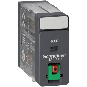   Schneider Electric Harmony Electromechanical Relays - RXG21P7 - RXG Interfész relé, 2CO, 5A, 230VAC, tesztgomb