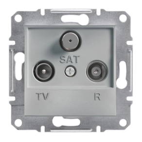   Schneider Electric Asfora - EPH3500161 - TV/R/SAT aljzat, végzáró, 1 dB, alumínium