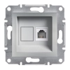 Schneider Electric Asfora - EPH4100161 - 1xRJ11 telefon aljzat, alumínium