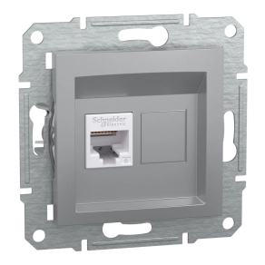   Schneider Electric Asfora - EPH4700161 - 1xRJ45 Cat6 UTP aljzat, alumínium