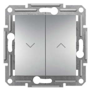   Schneider Electric Asfora - EPH1300561 - Redőnykapcsoló, rugós bekötés, alumínium