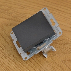   Schneider Electric Asfora - EPH0700171 - Egypólusú nyomó, rugós bekötés, antracit (101N)