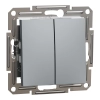Schneider Electric Asfora - EPH1100162 - Kettős nyomó, rugós bekötés, acél