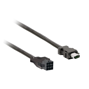 Schneider Electric Lexium 28 - VW3M8D1AR50 - kiegészítő, Enkóder kábel, árnyékolt, 5m BCH2-höz