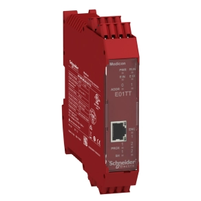   Schneider Electric Preventa XPS MCM - XPSMCMEN0100TTG biztonsági vezérlő, biztonsági sebességfigyelő modul, 1 TTL enkóder + 2 közelités értékelő bemenet