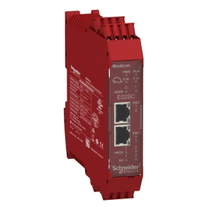   Schneider Electric Preventa XPS MCM - XPSMCMEN0200SCG biztonsági vezérlő, biztonsági sebességfigyelő modul, 2 Sin/Cos enkóder + 2 közelités értékelő bemenet