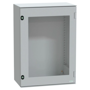   Schneider Electric Thalassa PLM - NSYPLM75TG - Műanyag elosztószekrény átlátszó ajtóval, szerelőlap nélkül