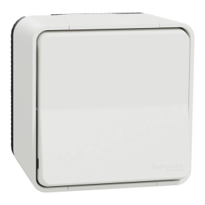   Schneider Electric Mureva Styl - MUR39021 - kültéri kapcsoló, komplett (106), polárfehér