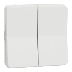   Schneider Electric Mureva Styl - MUR39022 - Kettős váltókapcsoló (106+6), polárfehér