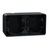 Schneider Electric Mureva Styl - MUR37914 - Kettes kiemelő doboz, vízszintes, antracitszürke
