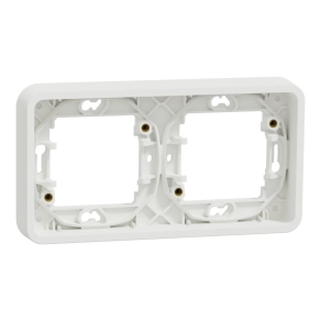   Schneider Electric Mureva Styl - MUR39101 - Kettes keret, vízszintes, polárfehér