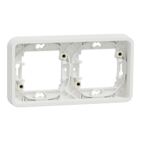 Schneider Electric Mureva Styl - MUR39101 - Kettes keret, vízszintes, polárfehér