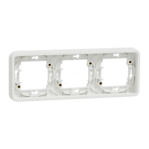   Schneider Electric Mureva Styl - MUR39109 - Hármas keret, vízszintes, polárfehér