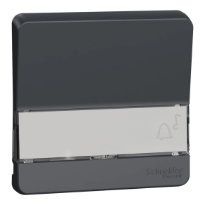   Schneider Electric Mureva Styl - MUR34203 - Billentyű, jelzőfényes cimketartóval, antracitszürke