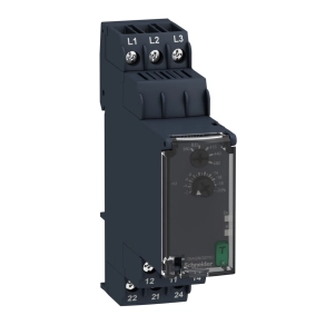   Schneider Electric Harmony Control Relays - RM22TU23 - háromfázisú fázis - és feszültségfigyelő relé, 2CO, 8A, 380…480VAC