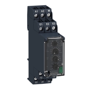   Schneider Electric Harmony Control Relays - RM22UA33MT - feszültségfigyelő relé, kikapcsolás késleltetővel, 2CO, 8A, 380…415VAC, mérési tart.:15…500V
