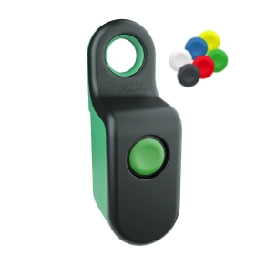   Schneider Electric Harmony XB5R - ZBRM21B0 - komplett mobil tokozatos vezetéknélküli nyomógomb, 1db 2 impulzusos nyomógomb, 6 színű tető