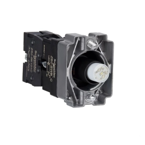   Schneider Electric Easy Harmony XB2 - ZB2BWB11C - Világító aljzat, gallér, fehér led, fém