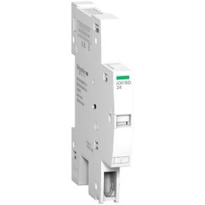   Schneider Electric Acti9 iC60 RCBO (2P, 3P, 4P) - A9A19804 - áramvédő kapcsoló dupla nyitás/zárás jelző és hibajelző segédérintkező, 24VDC