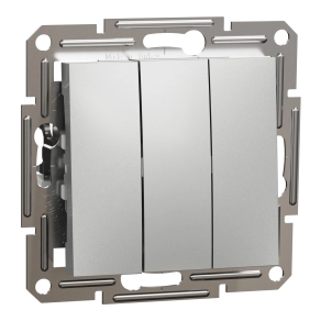 Schneider Electric Asfora - EPH2100161 - Hármas kapcsoló, alumínium