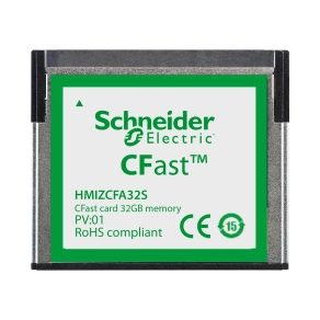 Schneider Electric Magelis GTU - HMIZCFA32S - HMI kiegészítő, CFast memória kártya rendszer, 32GB, HMIG5U2 Box - hoz