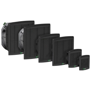  Schneider Electric ClimaSys CV - NSYCVF850M230DG - SmartFan ipari szekrényventilátor szűrőbetéttel 850m3/h 230V IP54