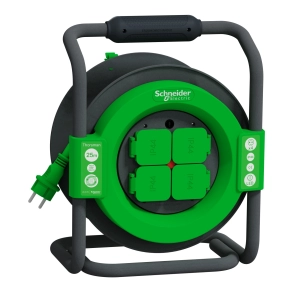 Schneider Electric ProChantier Cable reels - IMT33148 - Thorsman kábeldobos hosszabbító, 2.5x25m, 4x2P+F aljzattal, IP44