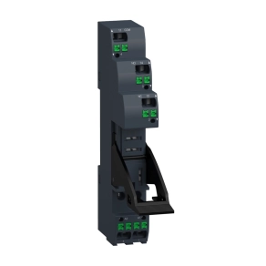   Schneider Electric Harmony Electromechanical Relays - RGZE05P RGZ nyomócsatlakozós reléfoglalat, leszorítóval, külön érintkezővel, 10 A, RXG1 reléhez