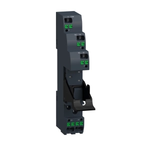   Schneider Electric Harmony Electromechanical Relays - RSZE05P RSZ nyomócsatlakozós reléfoglalat, leszorítóval, külön érintkezővel, 12 A, RSB1 reléhez
