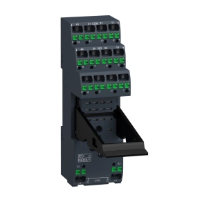   Schneider Electric Harmony Electromechanical Relays - RXZE14P - RXZ push - in socket with clamp, separate contact, 12A/6A, for RXM2/RXM4 relés